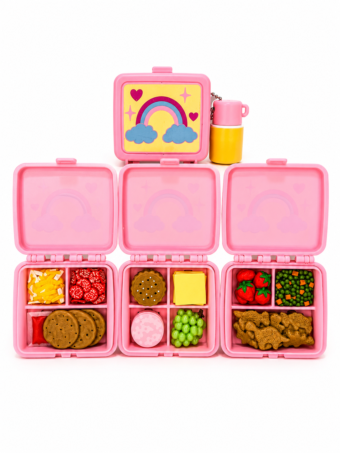 Rainbow Retro Lunch Box
