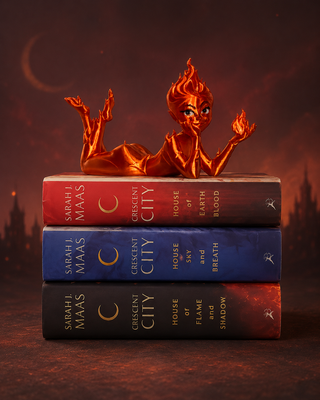 Fire Sprite Bookshelf Companion