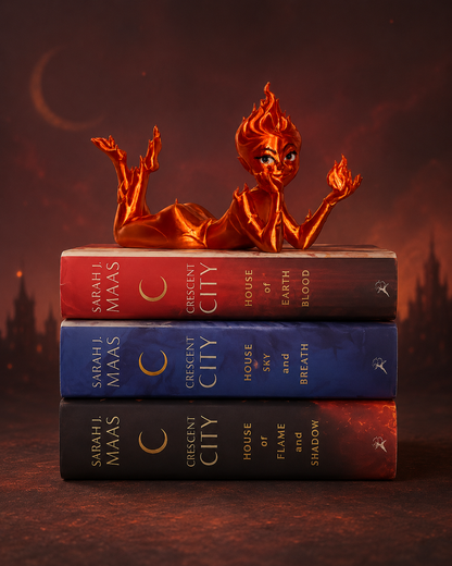 Fire Sprite Bookshelf Companion