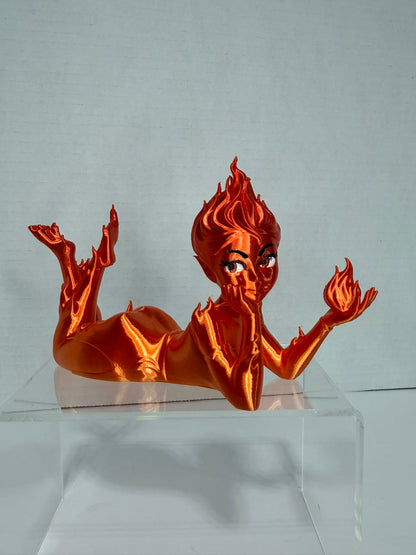 Fire Sprite Bookshelf Companion