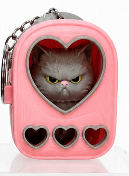 Adopt-a-Cat Backpack Keychain